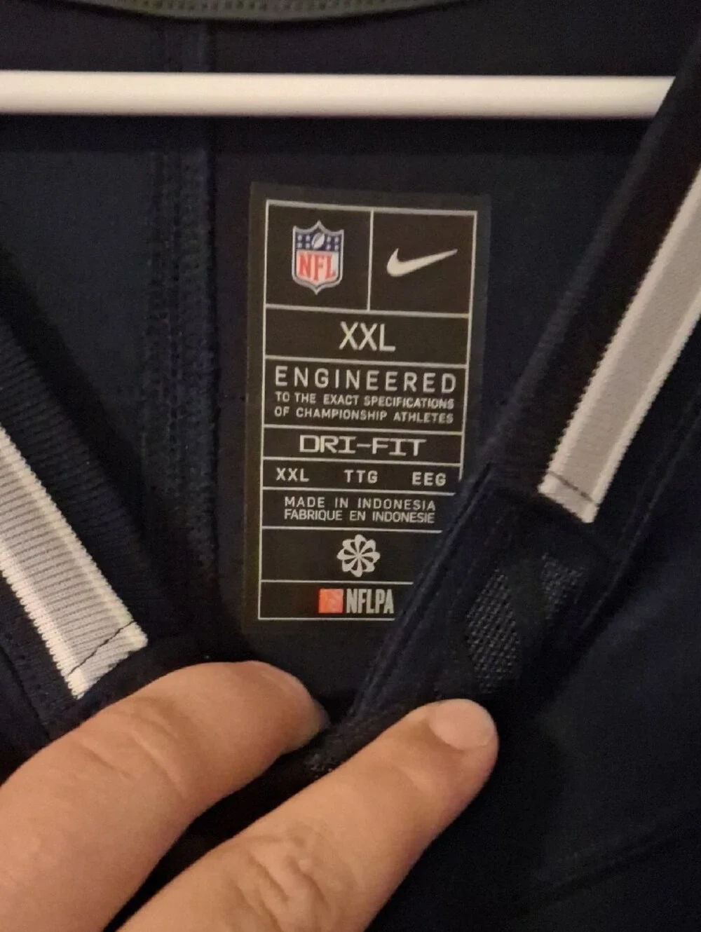 NFL Men Dallas Cowboys #11 Navy and White Football Jersey